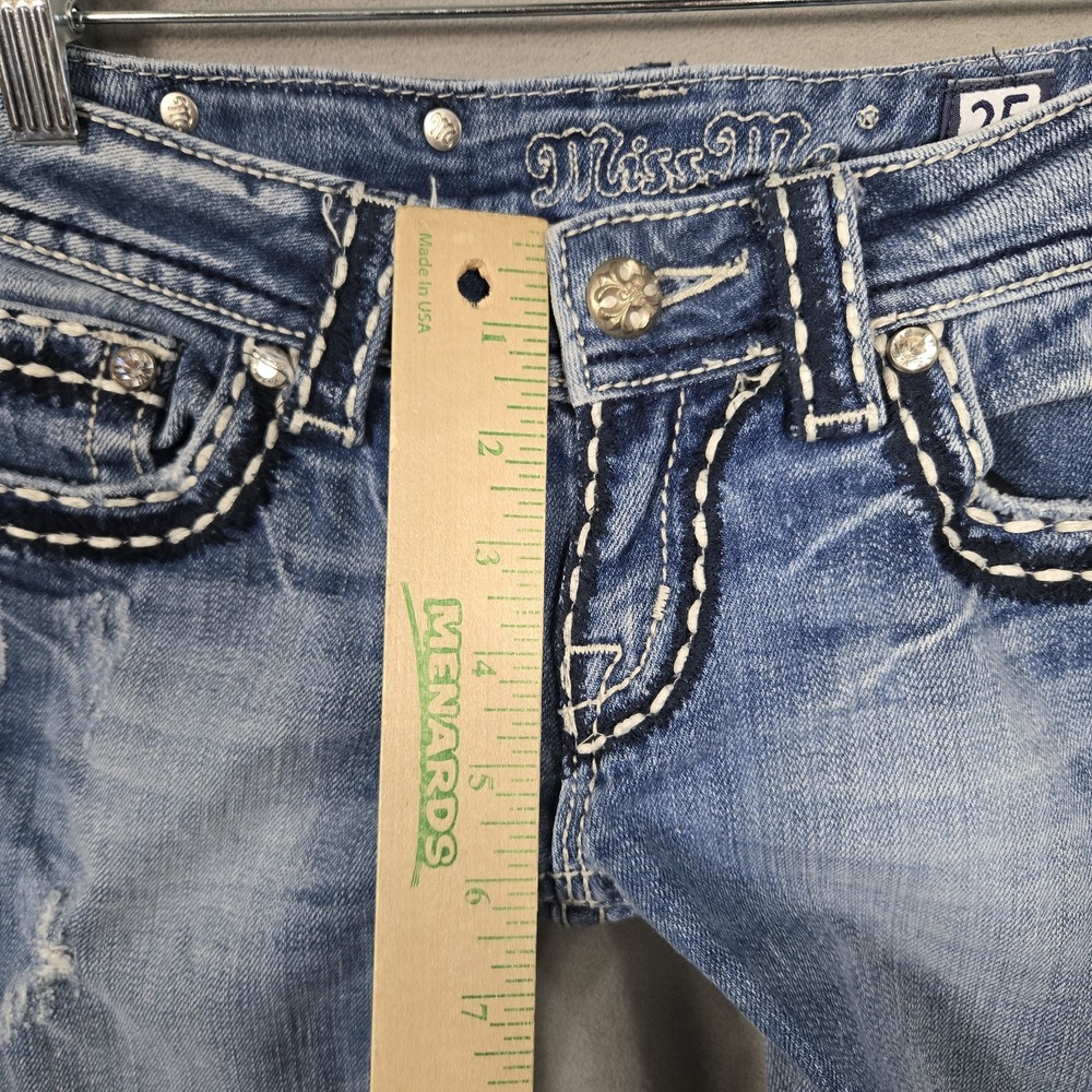 Miss Me Capri Jeans Womens 25 (26x24)‎ Bling - Picture 7 of 12